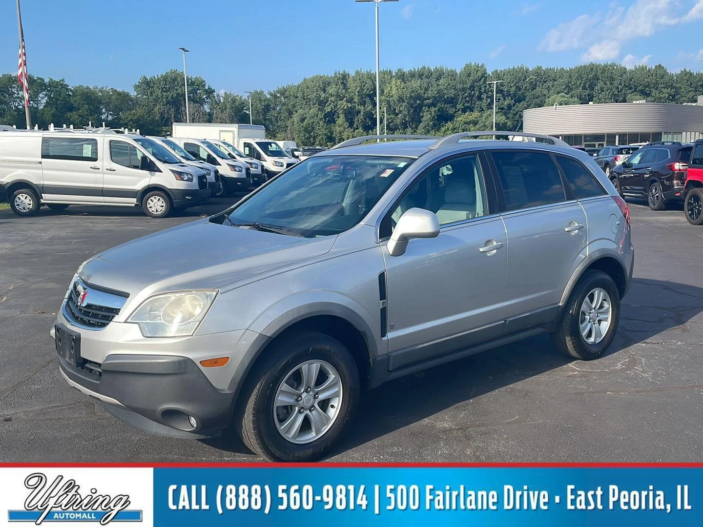 Used 2008 Silver Pearl Saturn XE image 1