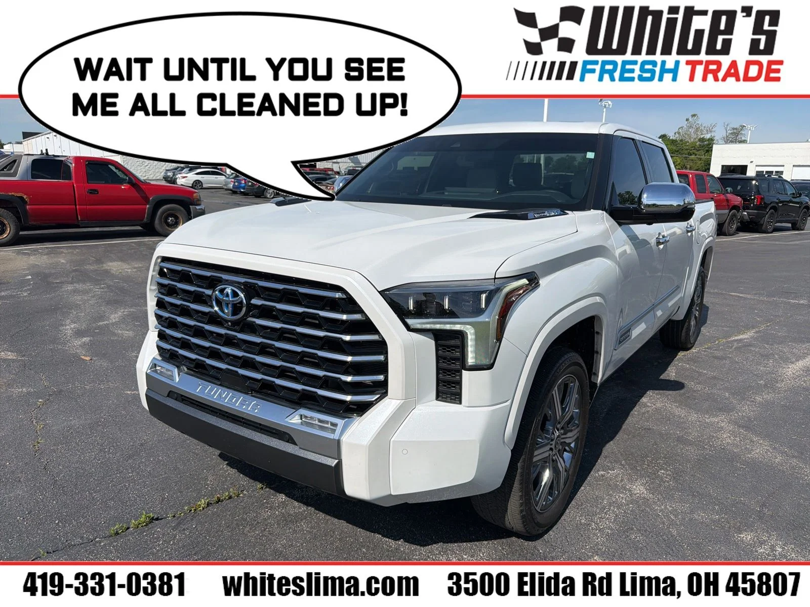 Used 2023 Pearl Toyota Capstone image 1