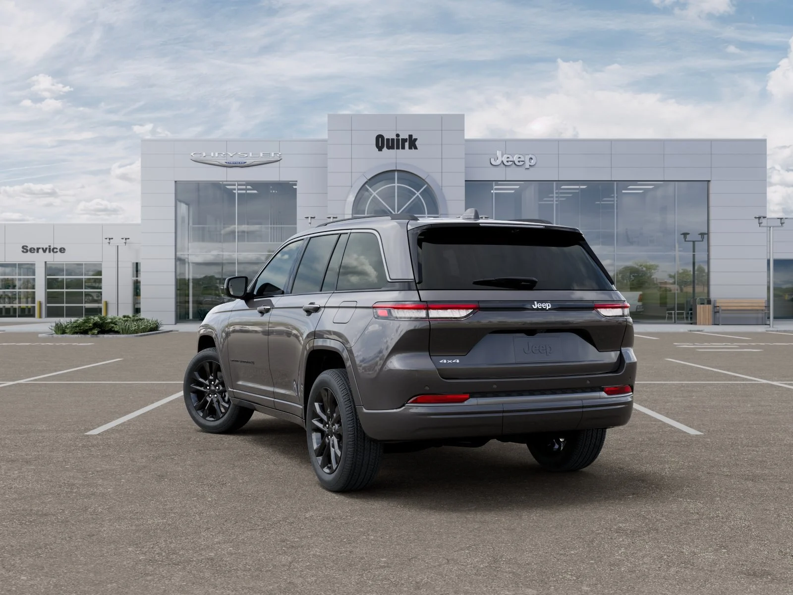 New 2026 Baltic Gray Metallic Clear-Coat Exterior Paint Jeep Limited Reserve image 3