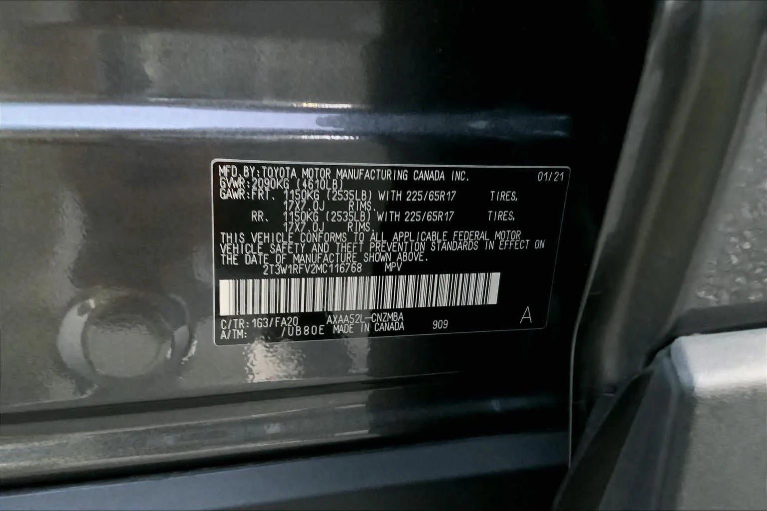 Used 2021 Magnetic Gray Metallic Toyota XLE image 29