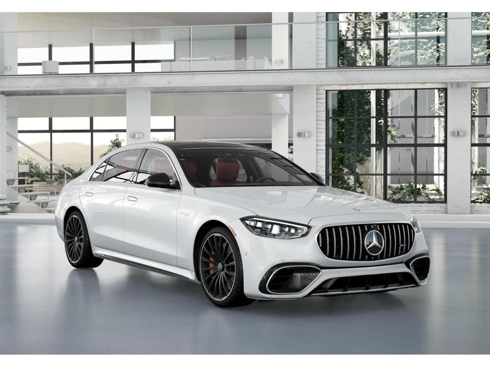 New 2026 MANUFAKTUR Moonlight White Metallic Mercedes-Benz S 63 E AMG® image 56