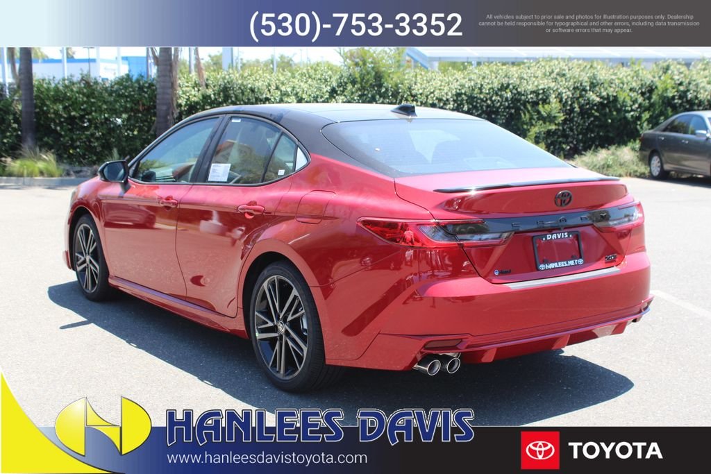 New 2026 Supersonic Red with Midnight Black Metallic roof Toyota XSE image 9