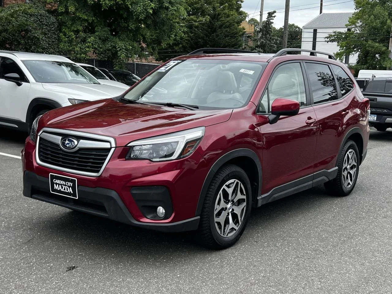 Used 2021 Subaru Forester Premium with VIN JF2SKAJCXMH478307 for sale in Glen Cove, NY