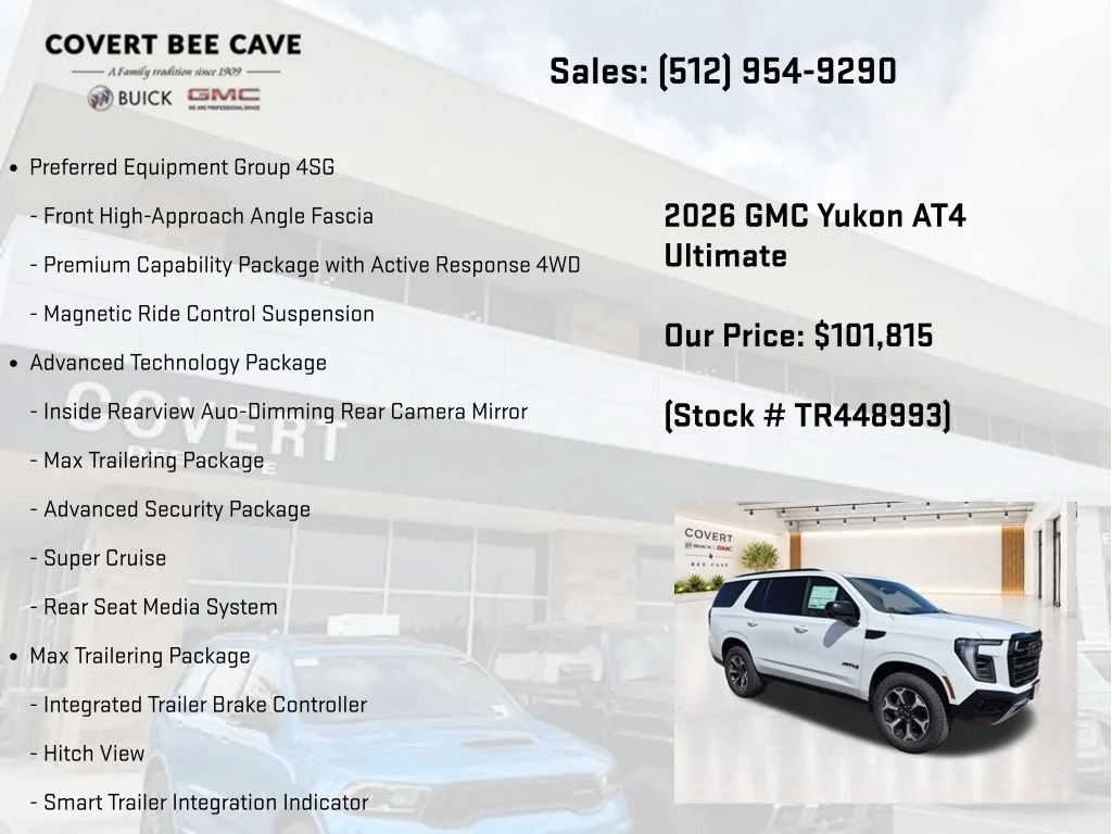 New 2026 GMC Yukon AT4 Ultimate, photo 16