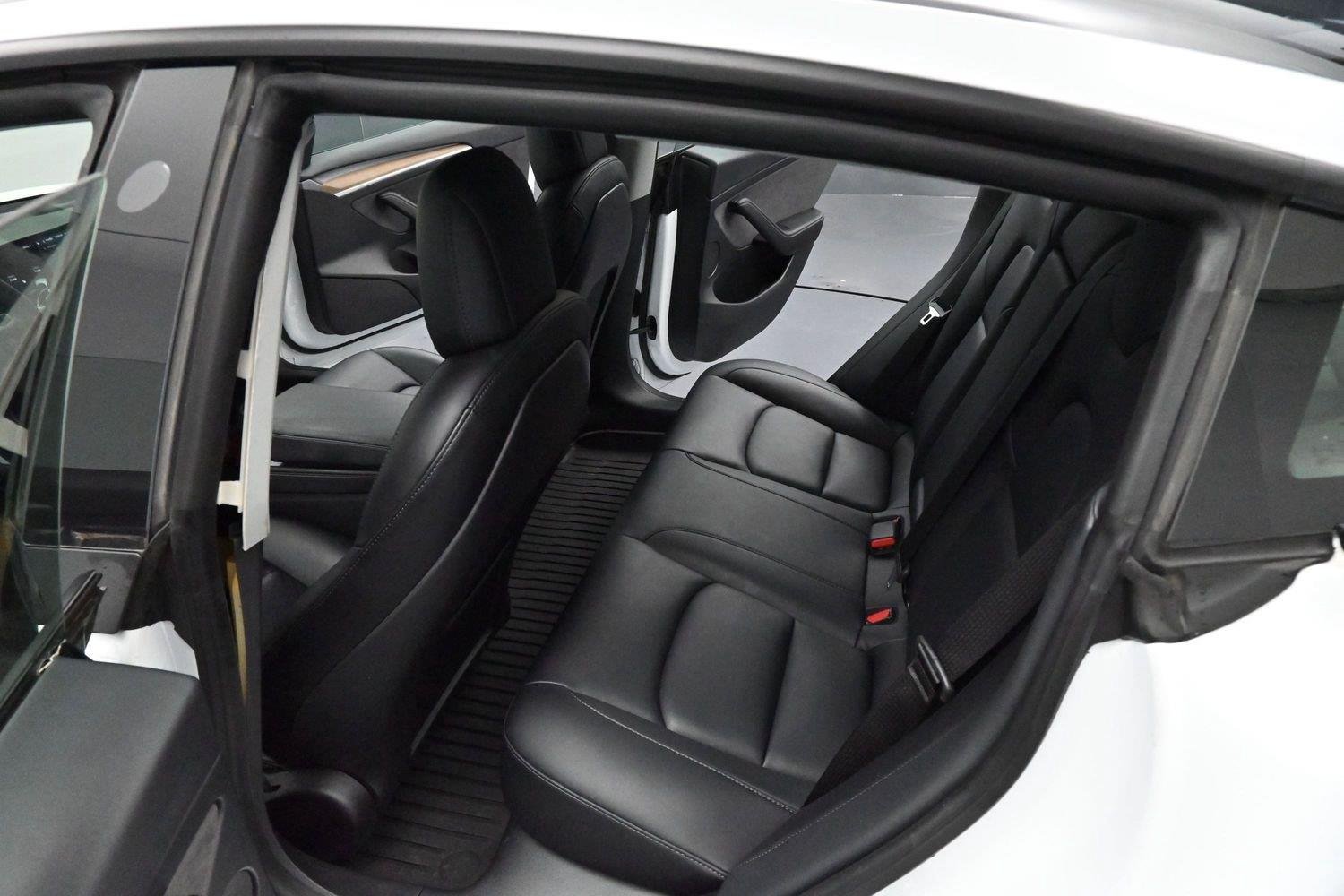 Used 2021 Pearl White Multi-coat Tesla Standard Range Plus image 24