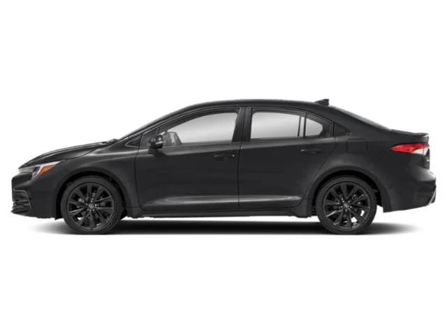 Used 2024 Midnight Black Metallic Toyota Hybrid SE image 3