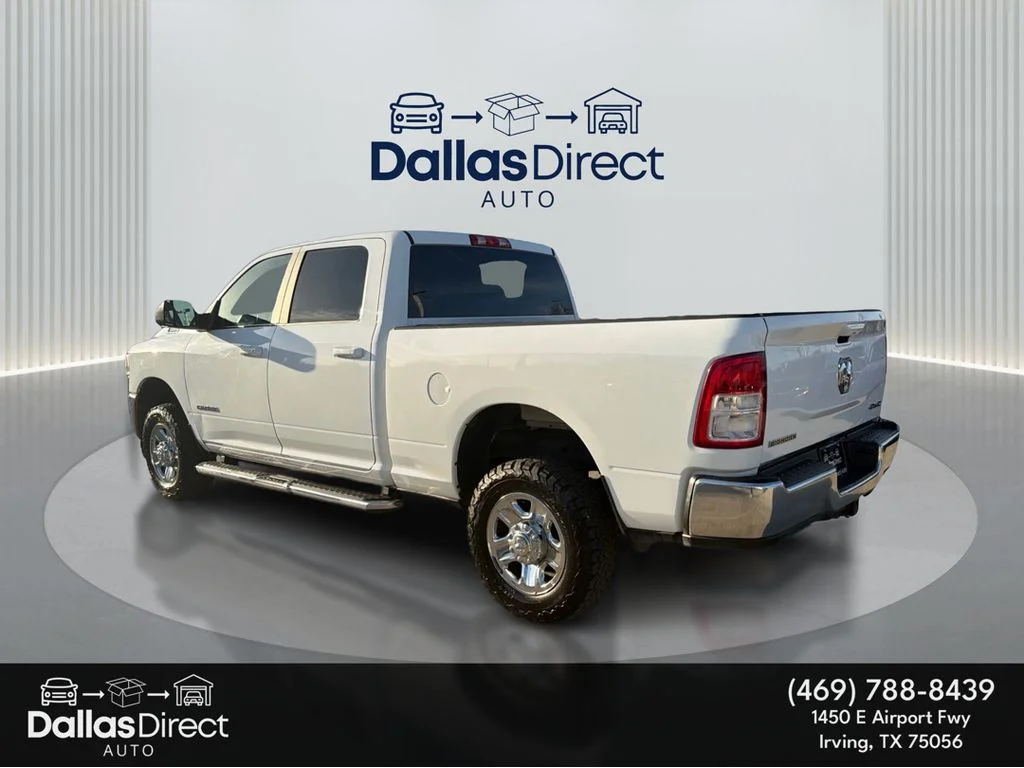 Used 2021 Bright White Clearcoat Ram Big Horn image 8
