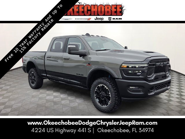New 2026 Ceramic Gray Clear-Coat Exterior Paint RAM Rebel image 1
