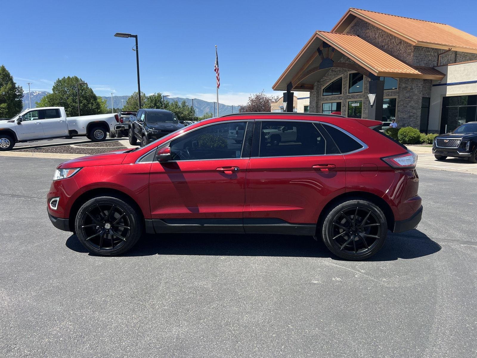 Used 2015 Ford Edge SEL with VIN 2FMTK4J88FBC34103 for sale in Logan, UT