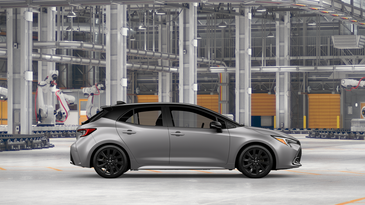 New 2027 Classic Silver Metallic with Black roof Toyota XSE image 12
