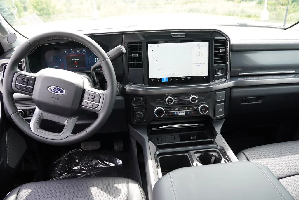 New 2026 Star White Metallic Tri-Coat Ford Lariat image 15