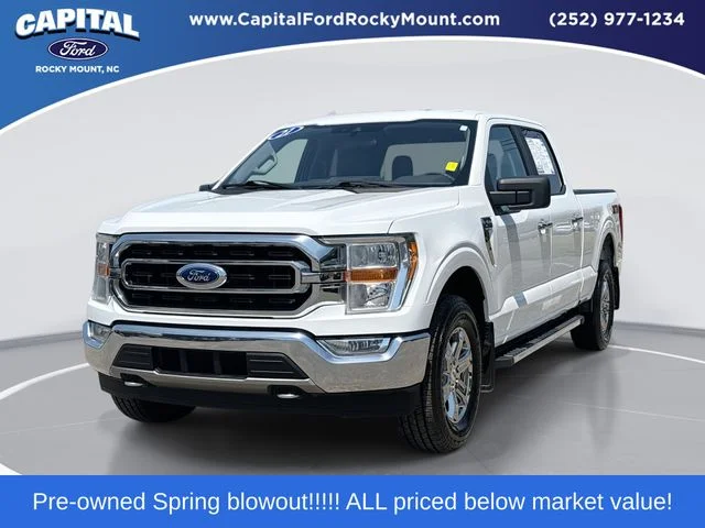 Used 2021 White Ford XLT image 1