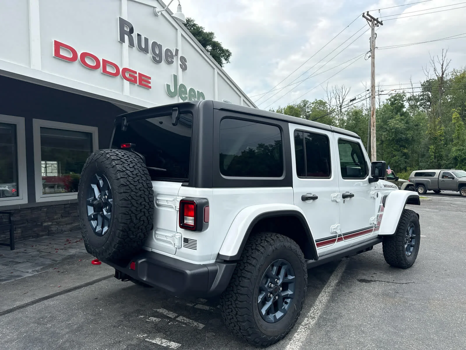 New 2026 Bright White Clearcoat Jeep Sport image 3