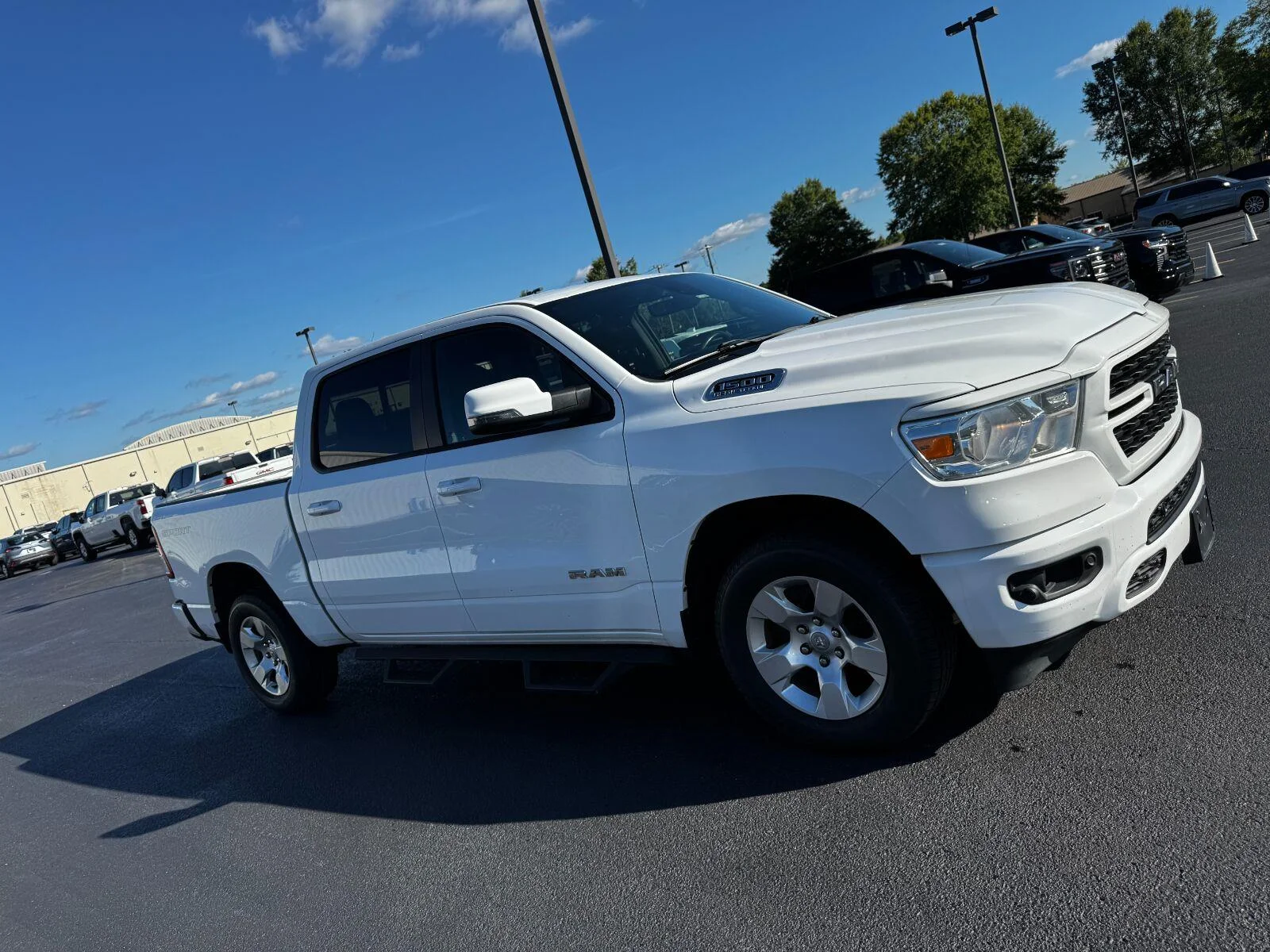 Used 2023 Bright White Clearcoat Ram Lone Star image 3