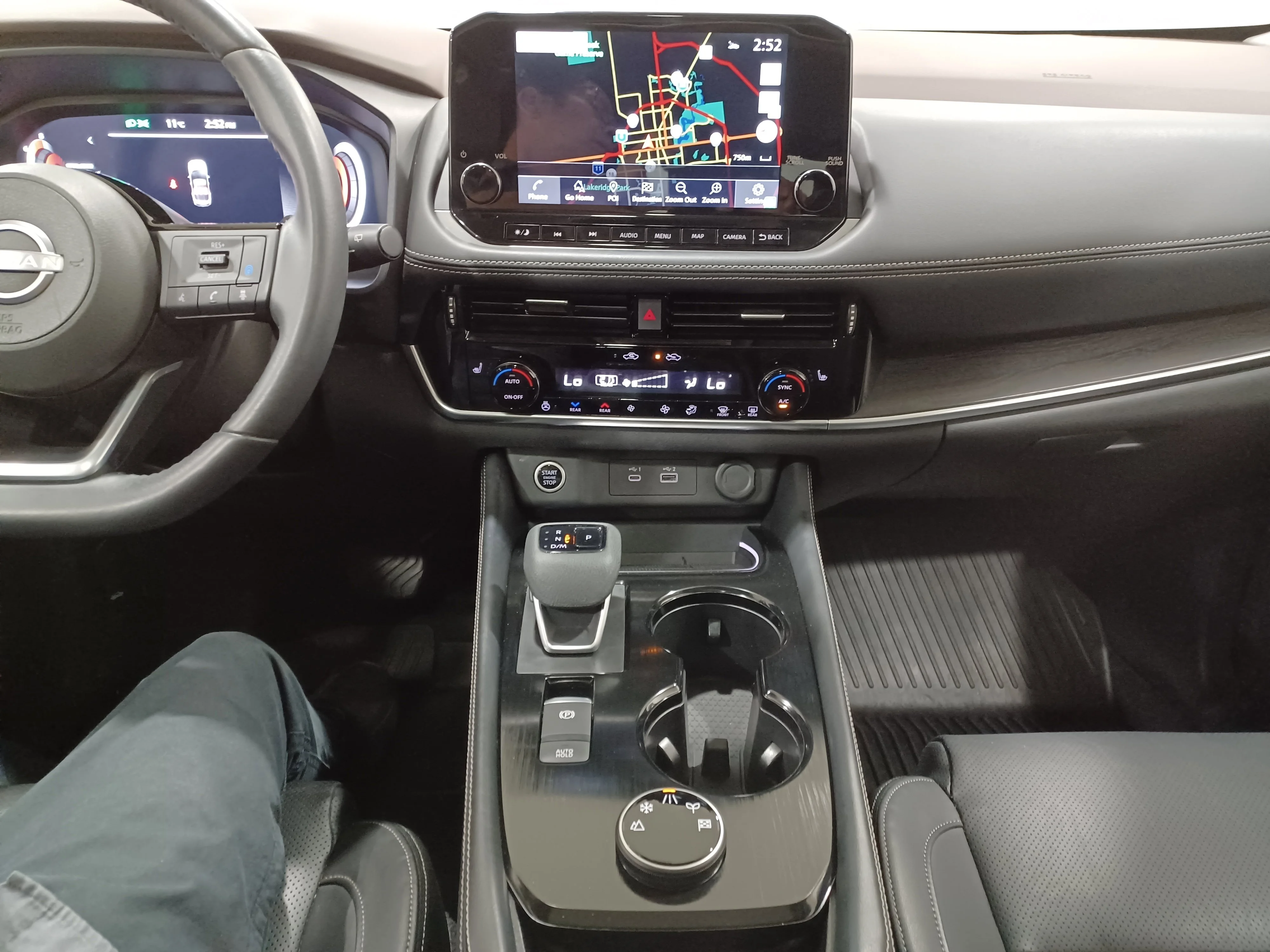 Certified Used 2023 Gun Metallic Nissan Platinum *Adaptive Cruise | Remote Start | Nav | 360 Cam | Htd Lthr & Wheel | Pano Roof | BOSE Audio image 16