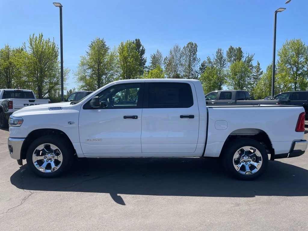New 2026 Bright White Clear-Coat Exterior Paint RAM Big Horn/Lone Star image 2