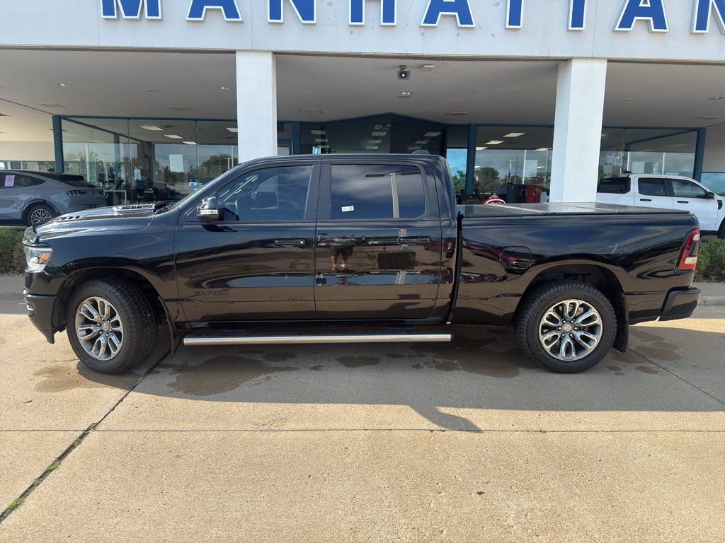 Used 2019 Diamond Black Crystal Pearl Ram Sport image 6