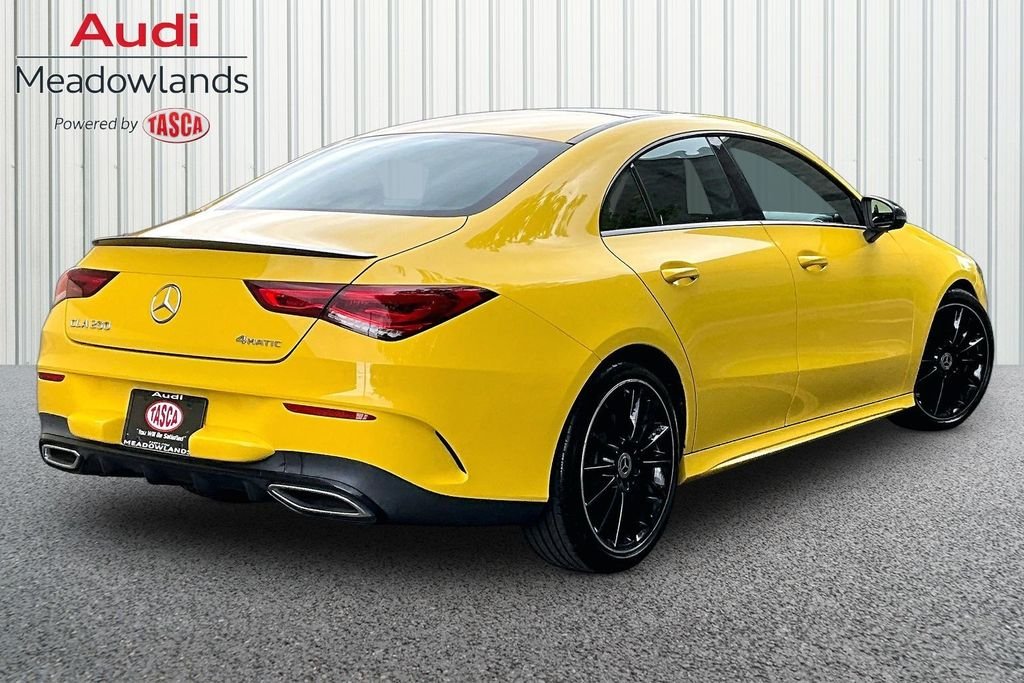 Used 2020 Yellow Mercedes-Benz CLA 250 image 6