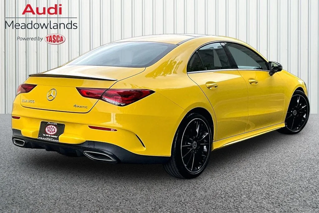 Used 2020 Yellow Mercedes-Benz CLA 250 image 6