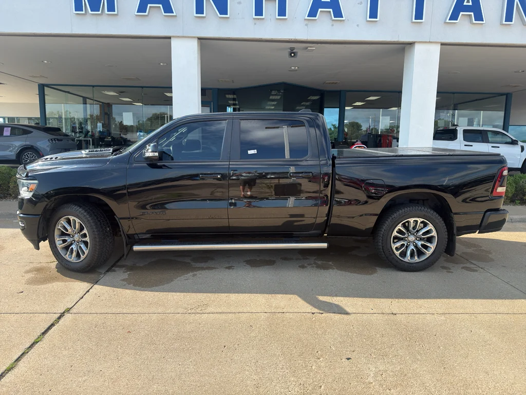 Used 2019 Diamond Black Crystal Pearl Ram Sport image 6