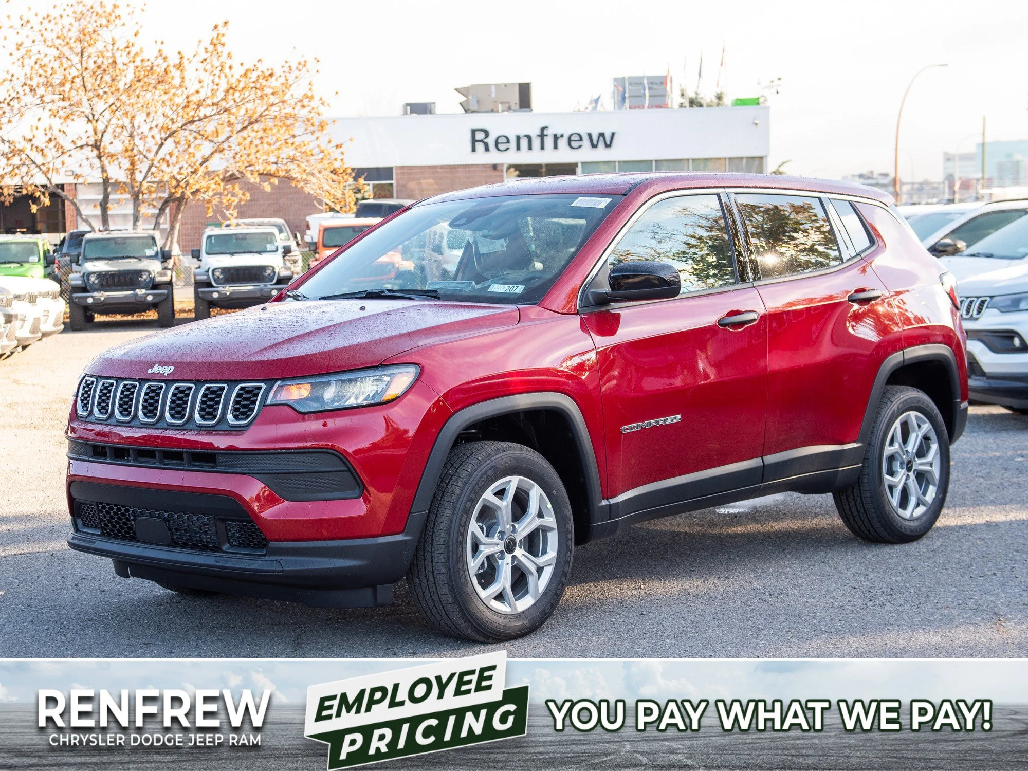 New 2026 Red Jeep Sport* image 1