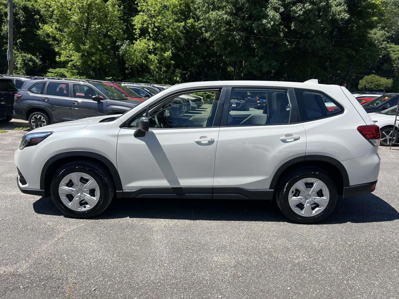 Used 2023 Crystal White Pearl Subaru Base image 5