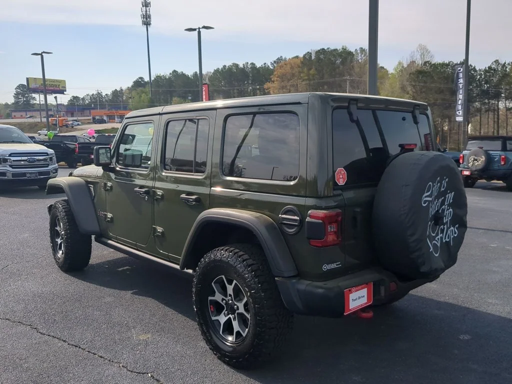 Used 2021 Sarge Green Clearcoat Jeep Unlimited Rubicon image 7