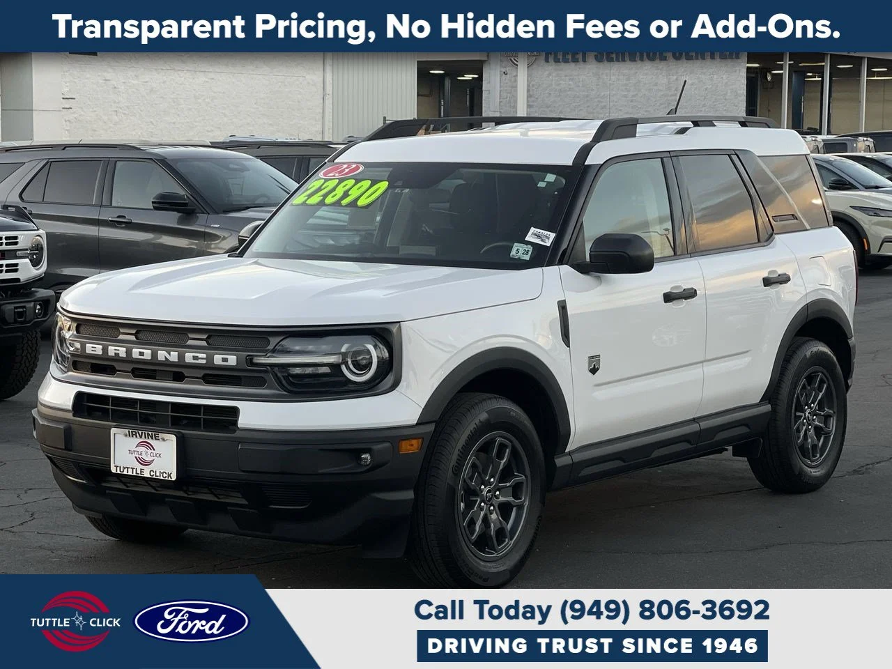 Used 2023 OXFORD WHITE Ford Big Bend image 12