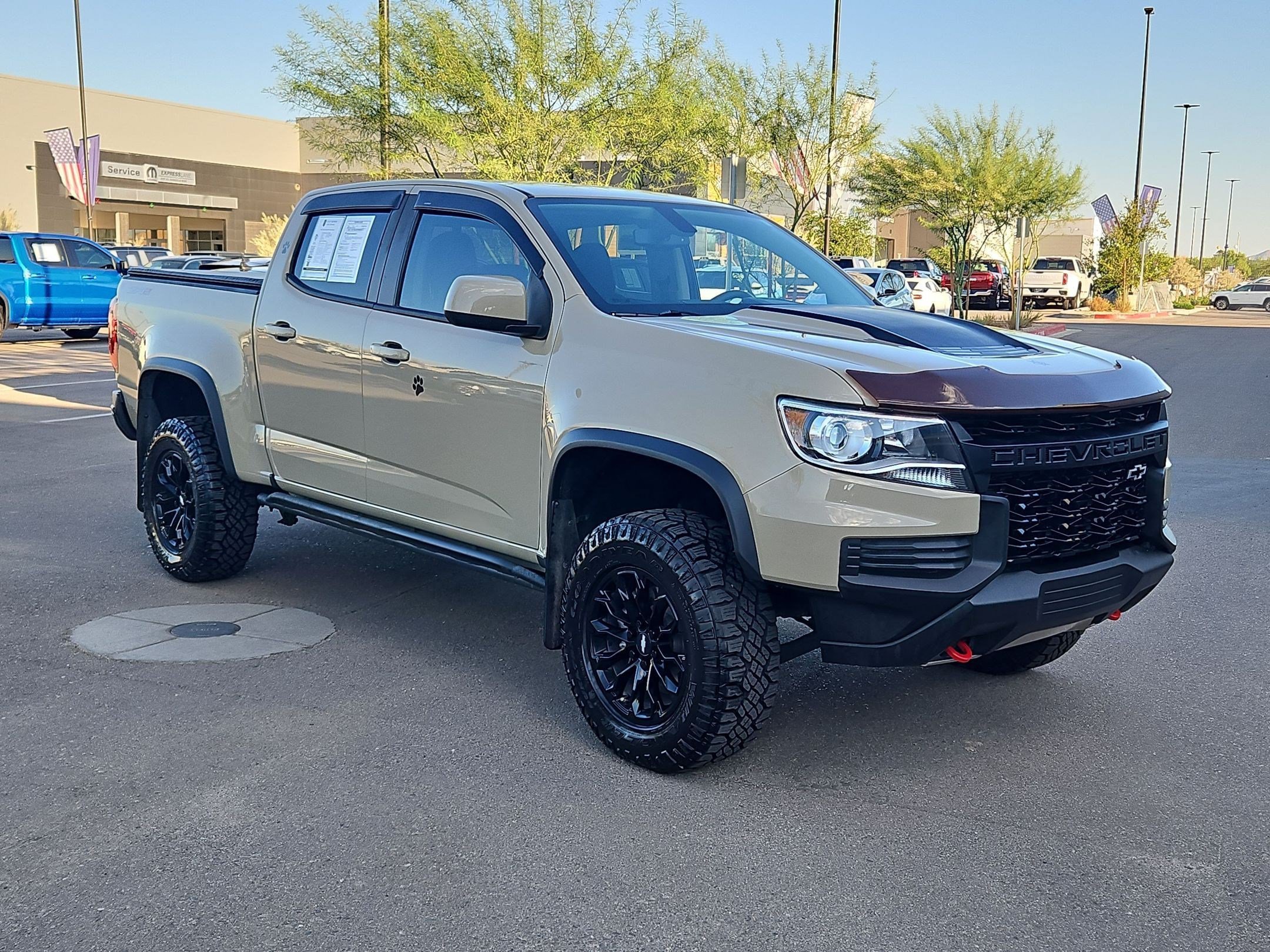 Certified Used 2021 SAND DUNE METALLIC Chevrolet 4WD ZR2 image 7