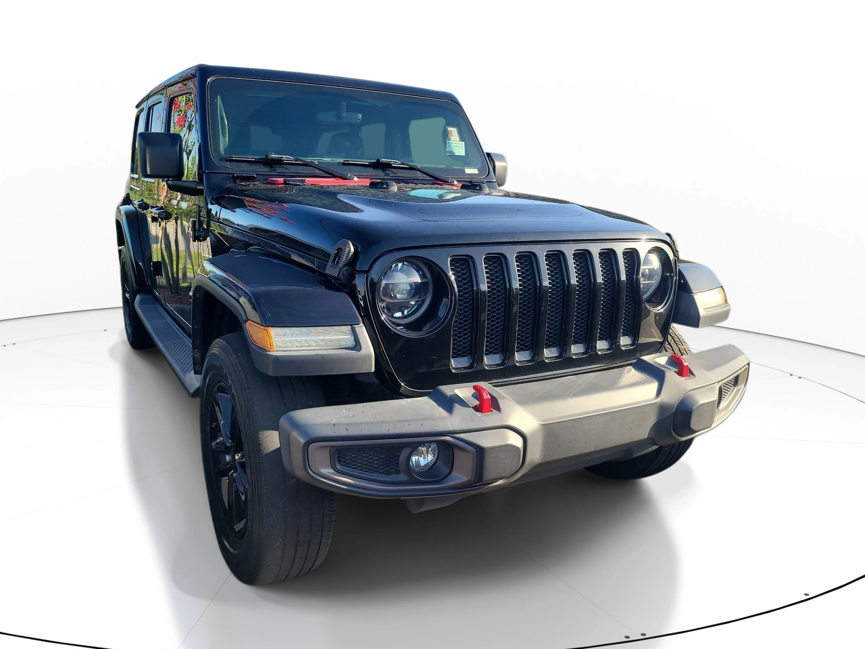 Used 2020 Black Clearcoat Jeep Sahara Altitude image 1