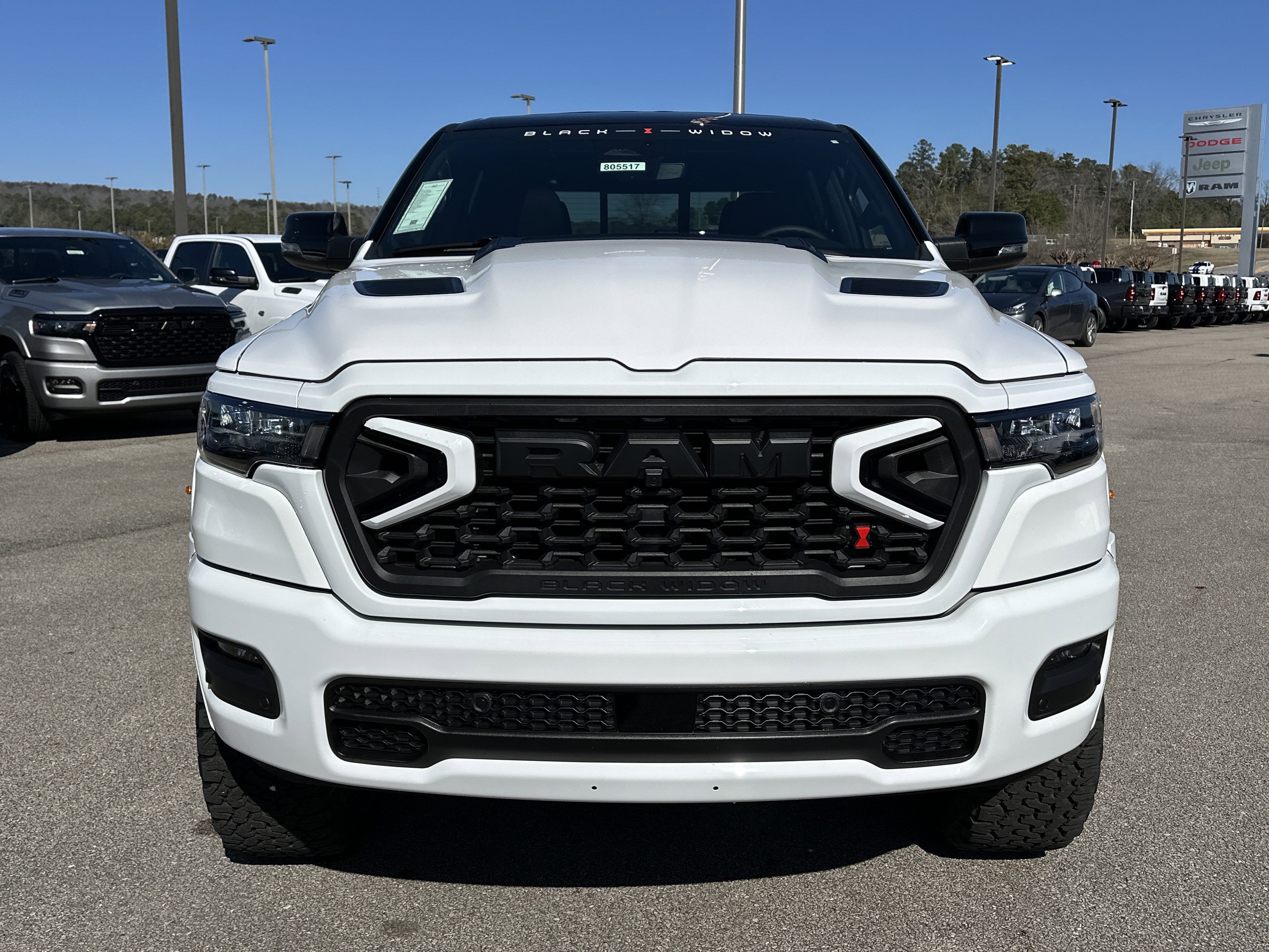 New 2026 Bright White Clear-Coat Exterior Paint RAM Big Horn/Lone Star image 2