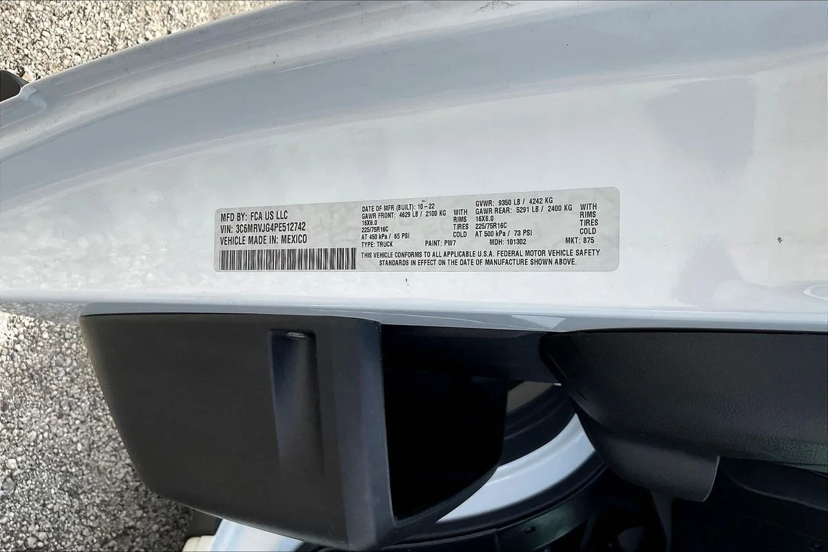 Used 2023  Ram Cargo Van High Roof 159" WB EXT image 12