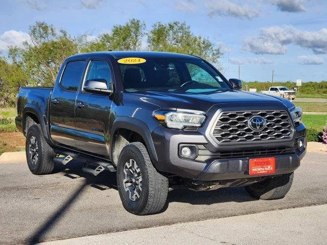 Used 2021 Magnetic Gray M Toyota TRD Off Road V6 4x4 Double Cab 5 ft. box 127.4 in. image 3