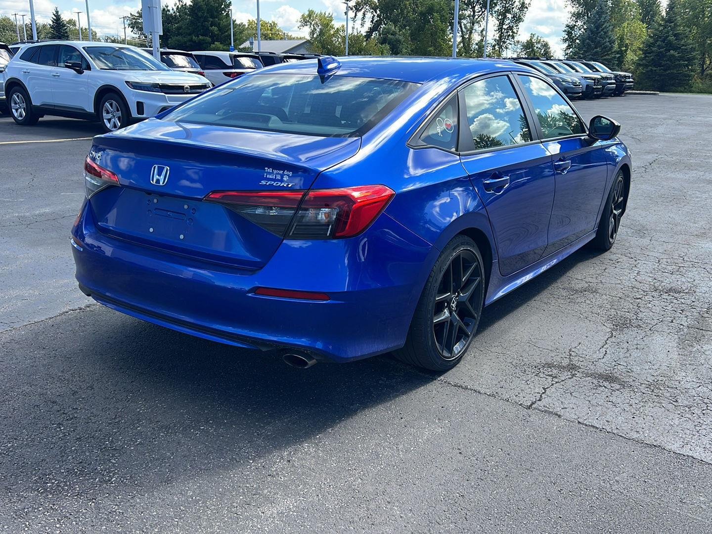 Used 2024 Aegean Blue Metallic Honda Sport image 10