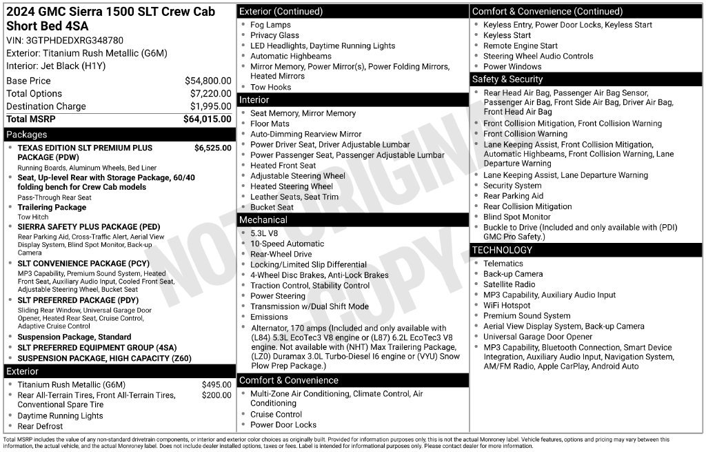 Used 2024 Silver GMC SLT image 38