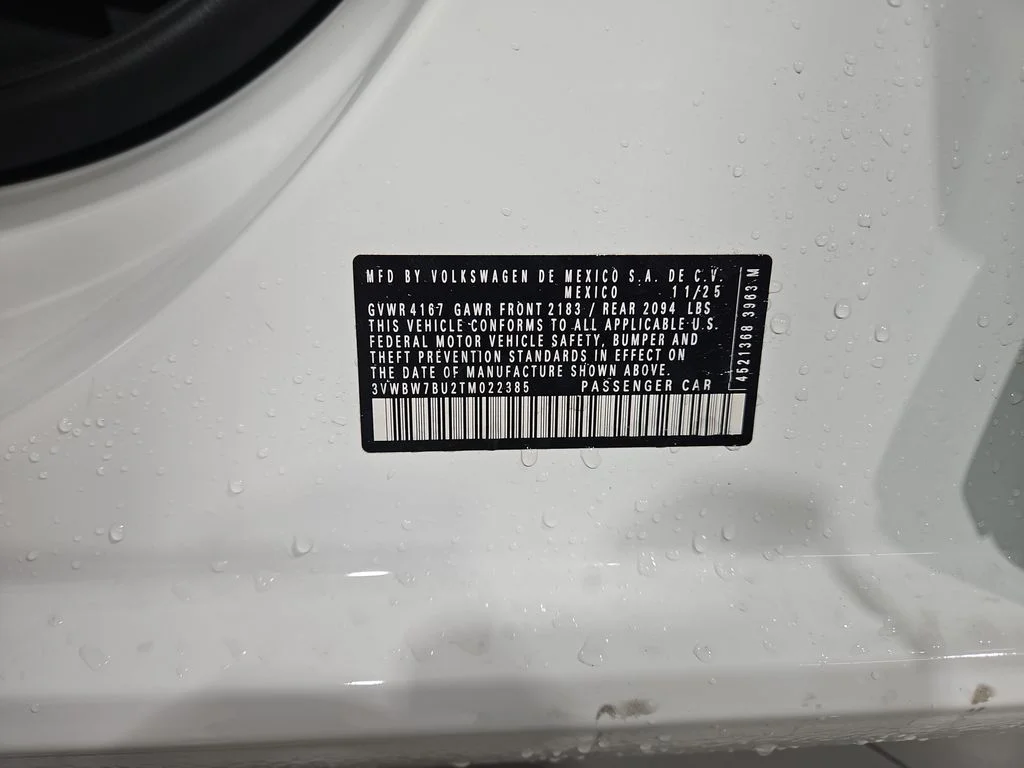 New 2026 White Volkswagen 1.5T Sport image 26