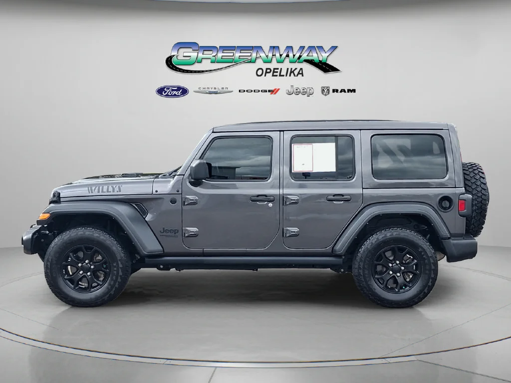 Used 2022 Gray Jeep Unlimited Willys image 4