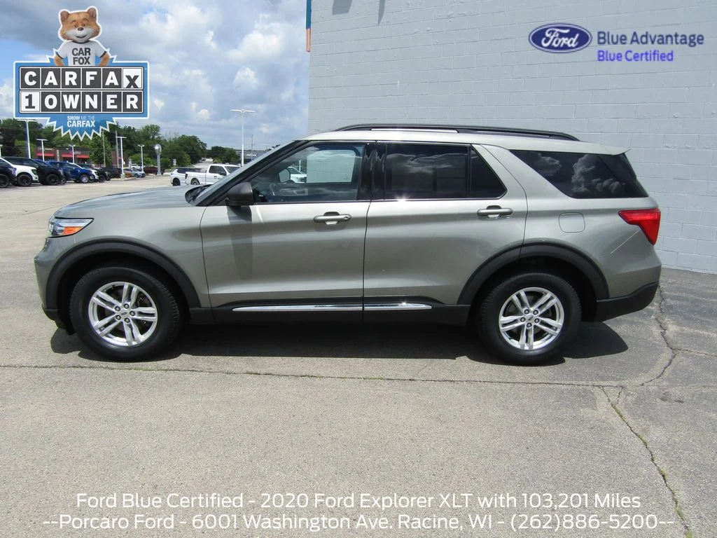 Certified 2020 Ford Explorer XLT with VIN 1FMSK8DH0LGA50034 for sale in Racine, WI