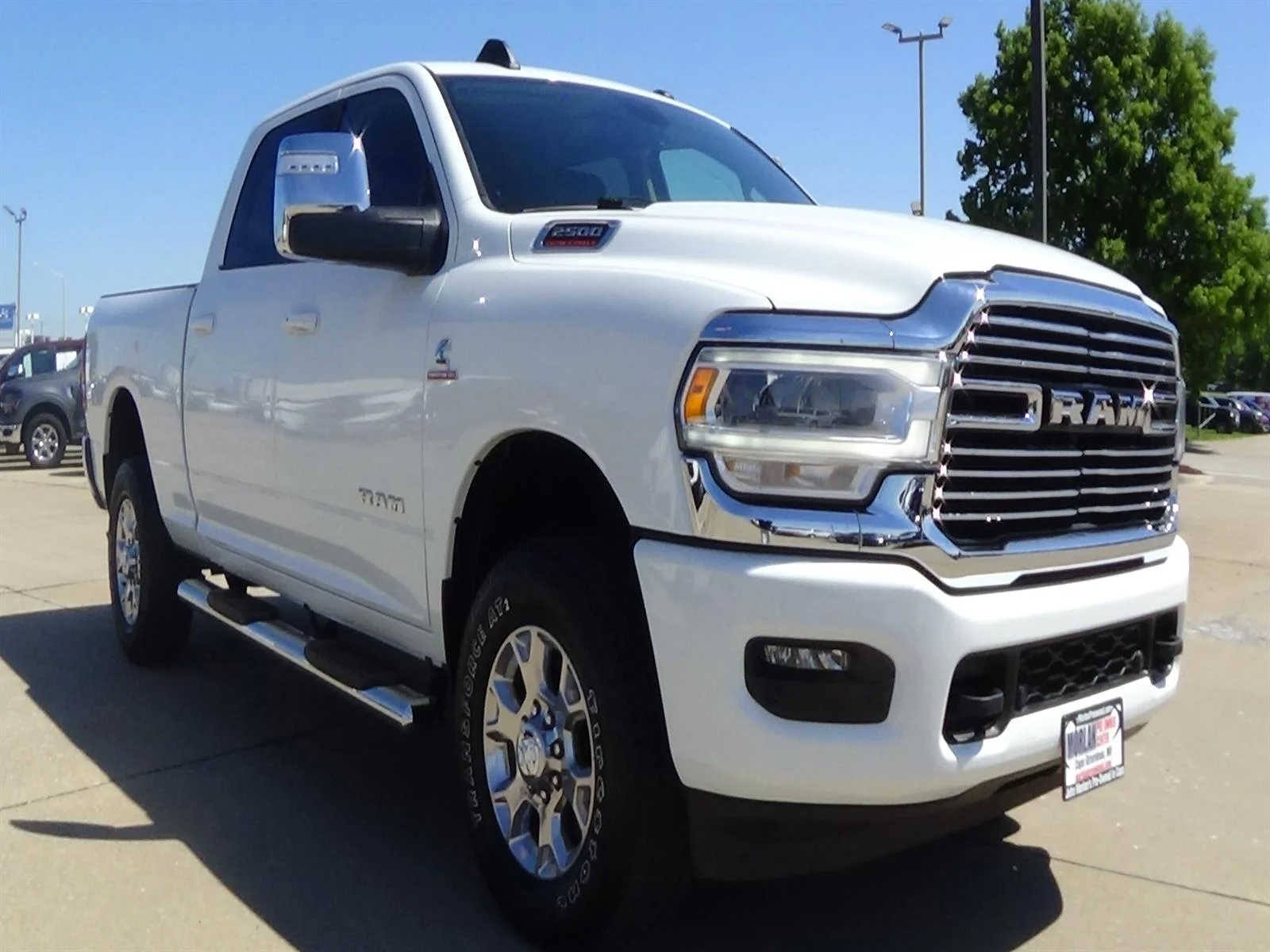 Certified Used 2024 Bright White Clear Coat (pw7) RAM Laramie image 4