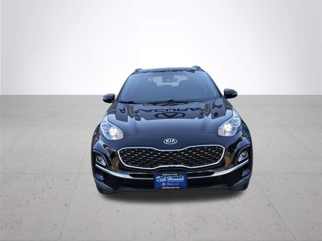 Used 2022 Black Cherry Kia EX image 3