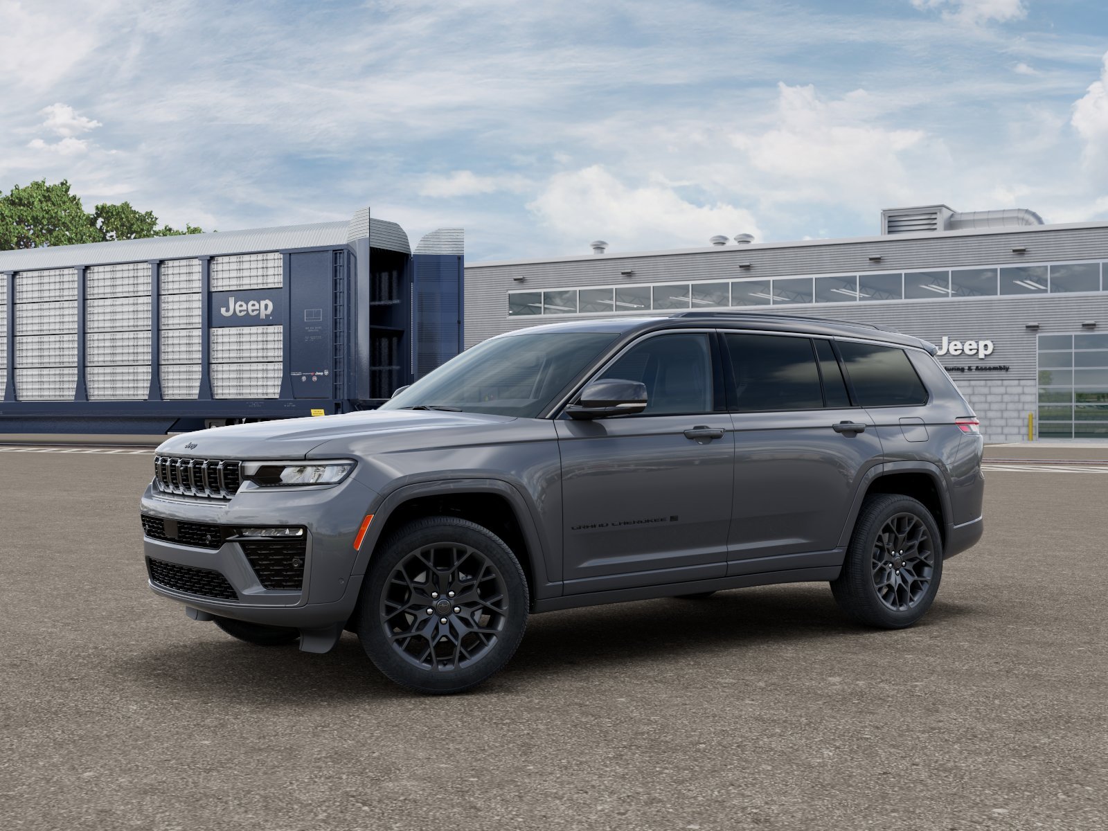 New 2027 Sting-Gray Clear-Coat Paint Jeep Summit image 2