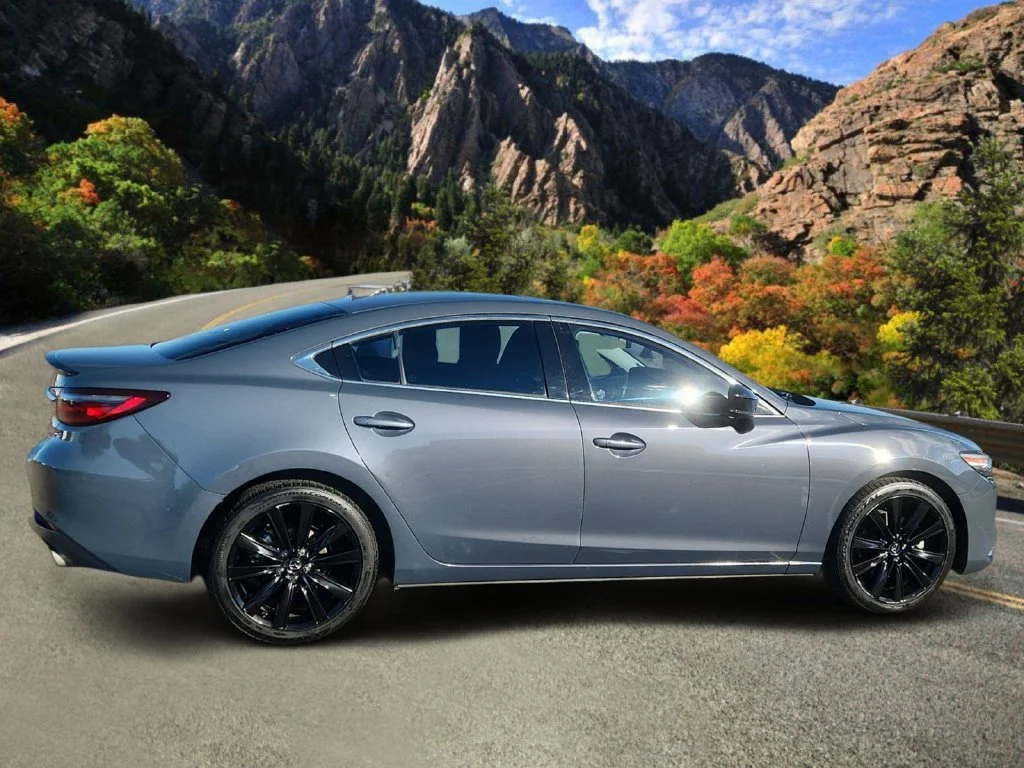 Used 2021 Gray Mazda Carbon Edition image 2