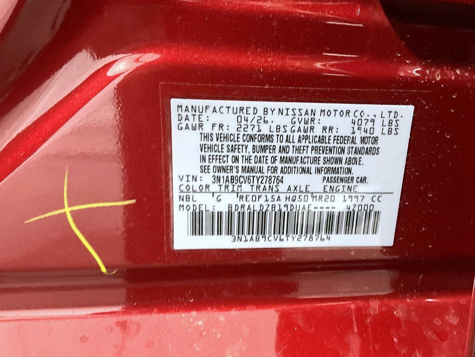 New 2026 Scarlet Ember Tintcoat Nissan SV image 25