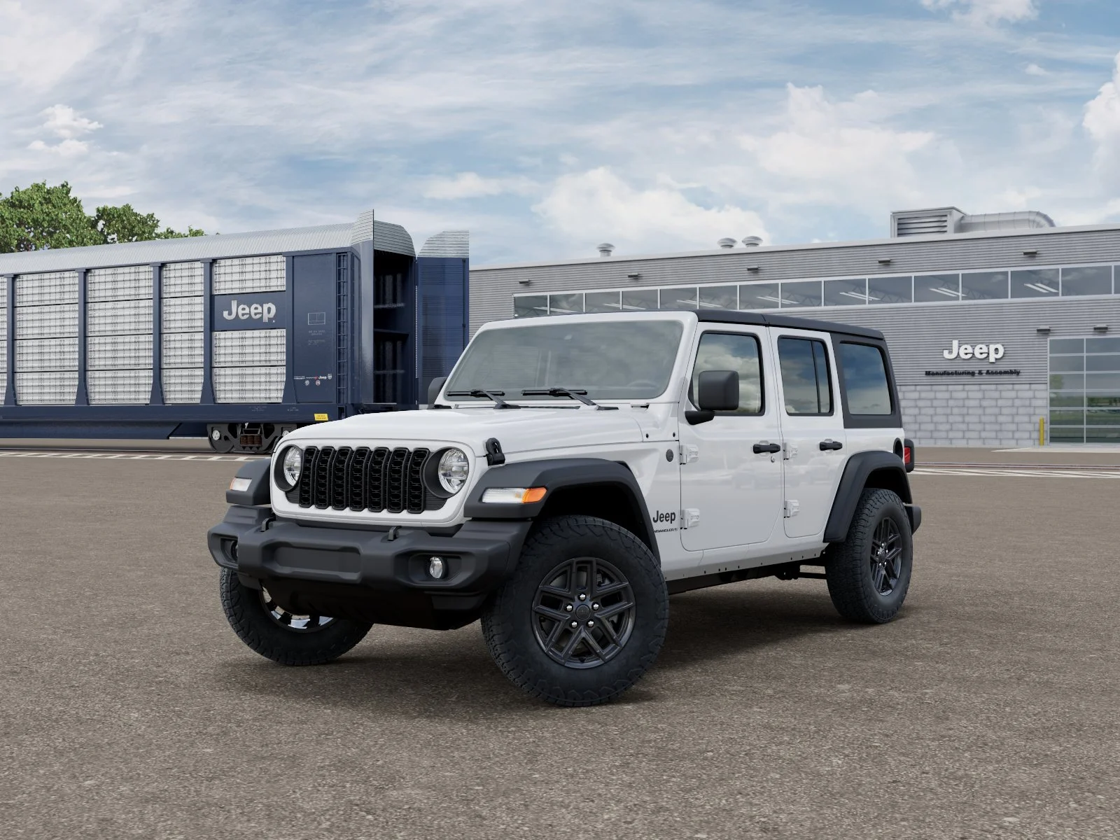 New 2026 Bright White Clear-Coat Exterior Paint Jeep  image 27