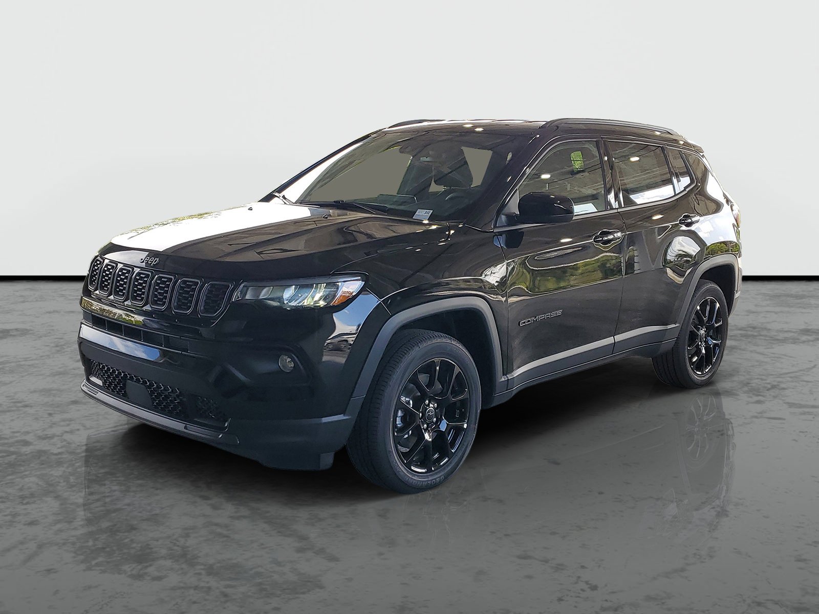 New 2026 Diamond Black Crystal Pearlcoat Jeep Latitude Altitude image 3