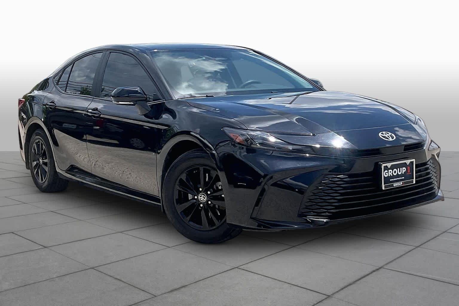 Used 2025 Midnight Black Metallic Toyota LE image 3