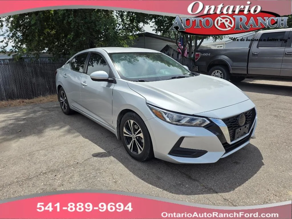 Used 2022 Brilliant Silver Metallic Nissan SV image 1