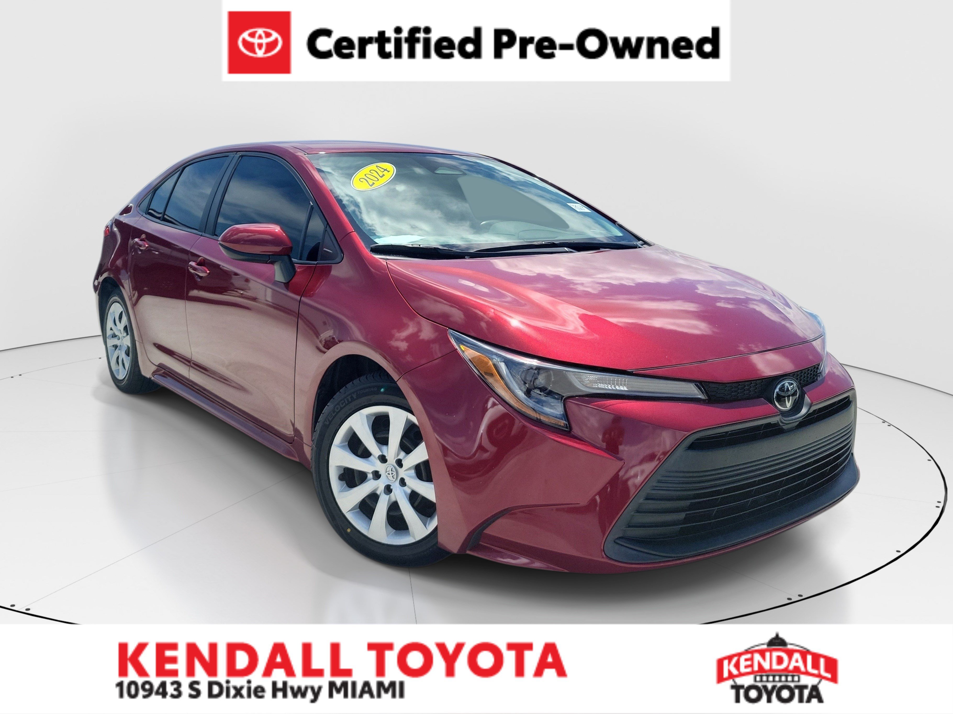 Used 2024 Pearl Toyota LE image 1