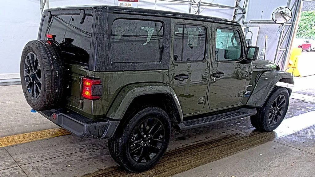 Used 2023 Green Jeep Sahara 4xe image 2