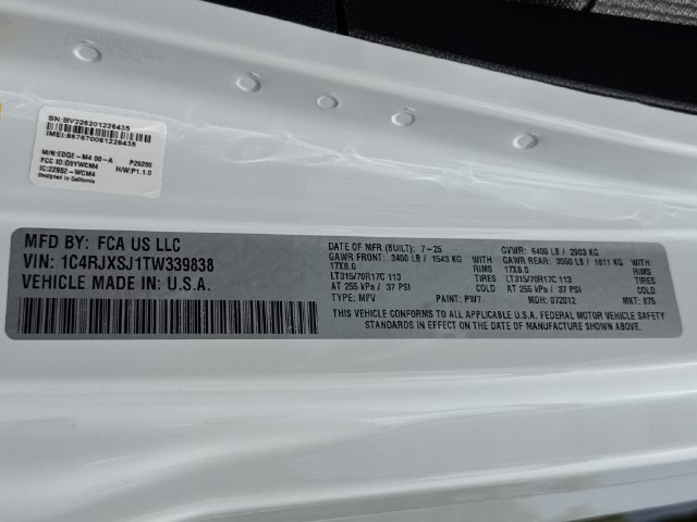 New 2026 Bright White Clear-Coat Exterior Paint Jeep Moab 392 image 31